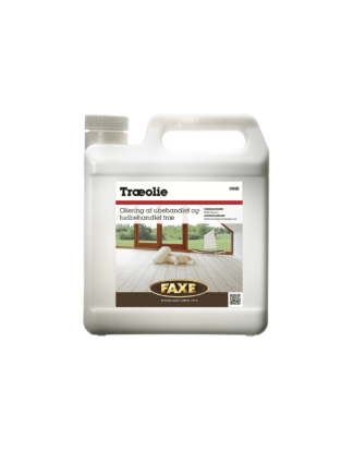 Faxe Træolie - Hvid - 5 L - Faxe
