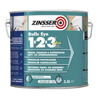 Zinsser Bulls Eye 1-2-3 Plus Primer - 2,... 2,7 liter - zinsser