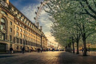 Last Daylights at the London Eye - Picment