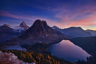 Twilight at Mount Assiniboine - Picment