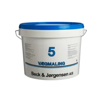 B og J 5 plastbaseret vægmaling - Beck og Jørgensen