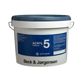 B og J 5 pastbaseret vægmaling 455 - 9 Liter - Beck og Jørgensen