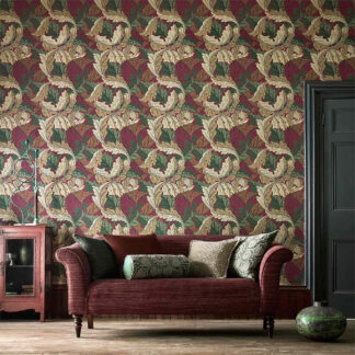Acanthus - Madder/Thyme - Morris & Co