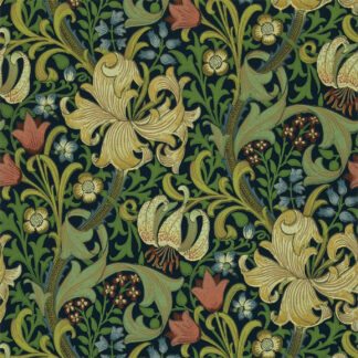 Golden Lily - Indigo - Morris & Co