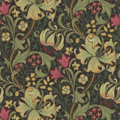 Golden Lily - Charcoal/Olive - Morris & Co