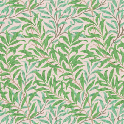 Willow Bough - Pink/Leaf Green - Morris & Co