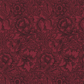 Poppy - Claret - Morris & Co