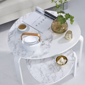 Marmor look - 45 x 200 cm. Hvid marmor - 346-0046 - DC Fix