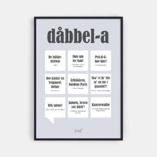 Dåbbel A - Dialægt