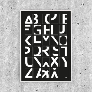 Alphabet - Black - Dahl & Krohn