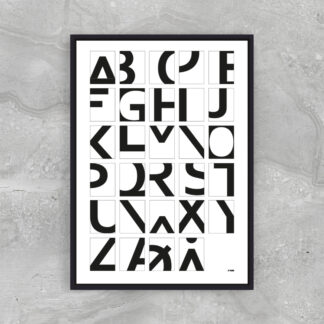 Alphabet - White - Dahl & Krohn