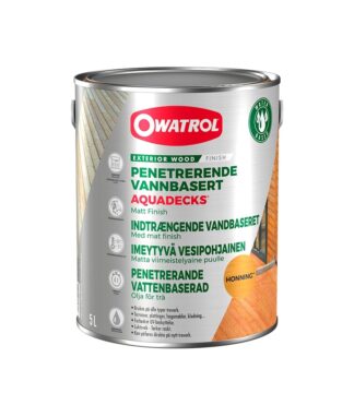 Owatrol Aquadecks Vandbaseret træ finish Til Altan Og Terrasse - Mahogni