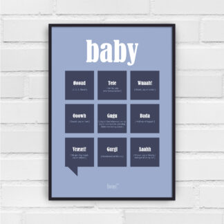 Babyboy-50 x 70 - Dialægt