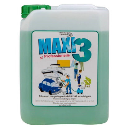 Maxi 3 grundrens (Testvinder) 5 liter - Besma