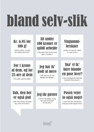 Bland selv-slik-50 x 70 - Dialægt