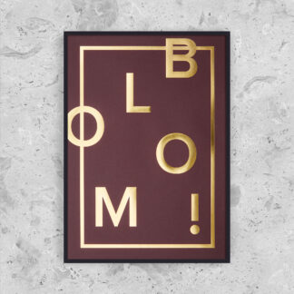 BLOOM! - CLARET - I LOVE MY TYPE