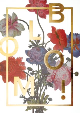 BLOOM! - GOLD-50 x 70 - I LOVE MY TYPE