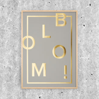 BLOOM! - REAL GREY - I LOVE MY TYPE