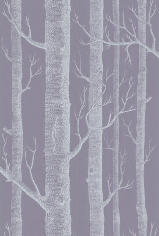 Woods - White & Lilac Grey - Cole and Son