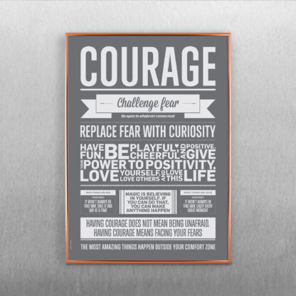 COURAGE - GREY - I LOVE MY TYPE