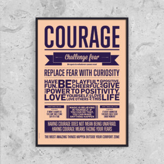 COURAGE - PEACH - I LOVE MY TYPE