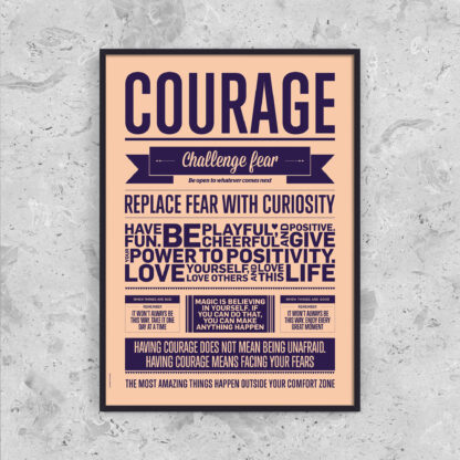 COURAGE - PEACH - I LOVE MY TYPE