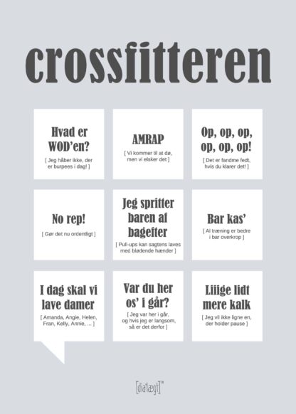 Crossfitteren-50 x 70 - Dialægt