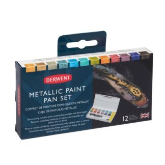 Derwent Metallic Paint sæt - 12 stk. - F... - Derwent