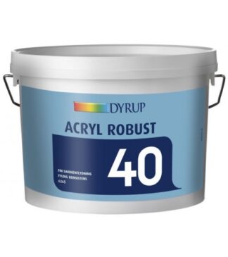 Dyrup Acryl Robust 40 2,5 L lys råhvid - Dyrup