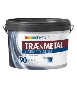 Dyrup Træ & Metal Ekstra Dæk 90 tonebar 0,75 L - Dyrup