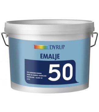 Dyrup Emalje 50 2,5 L hvid - Dyrup