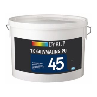 DYRUP Gulvmaling 1K Pu 4.5 Liter - Hvid/Base 5