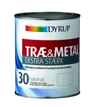 Dyrup Træ & Metal Ekstra Stærk tonebar 1 L 30 Halvmat - Dyrup