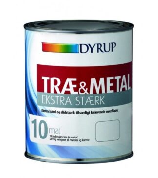 Dyrup Træ & Metal Ekstra Stærk tonebar 1 L 10 Mat - Dyrup