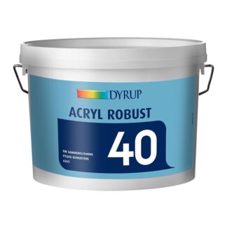 DYRUP Træ og metalmaling Robust Acryl 40 2.5 liter - Hvid (800)