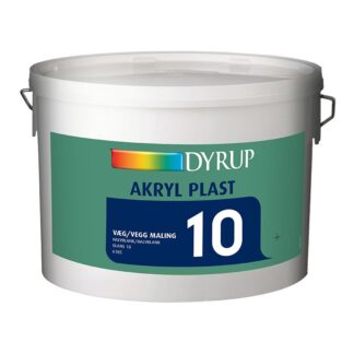 DYRUP Vægmaling Akryl Plast Glans 10 10 Liter - Hvid DYRUP Vægmaling Akryl Plast Glans 10 10 Liter - Hvid