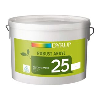 DYRUP Vægmaling Robust Akryl Glans 25 - 9 liter - Base 10