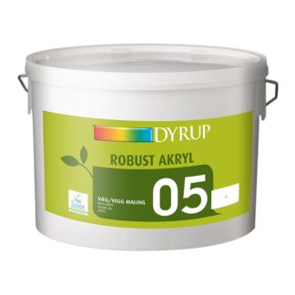 DYRUP Vægmaling Robust Akryl Glans 05 - 9 liter - Base 30