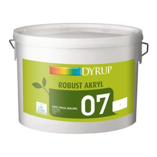 DYRUP Vægmaling Robust Akryl Glans 07 - 9 liter - Base 30