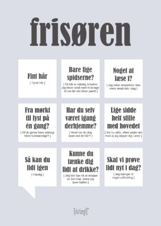 Frisøren -A3 - Dialægt