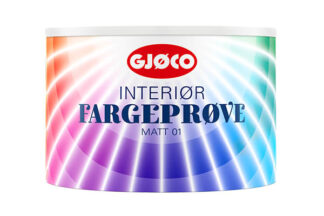 Gjøco farveprøve indendørs - 0,5 ltr. - Gjøco