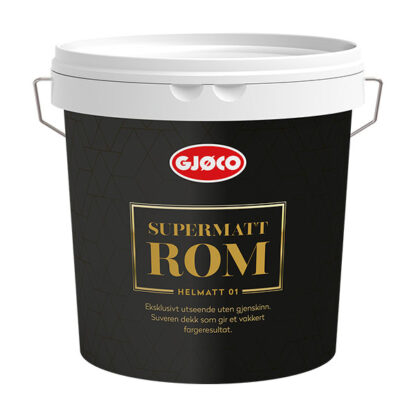 Gjøco Supermatt Rum 01 - ultramat  2,7 liter - Gjøco