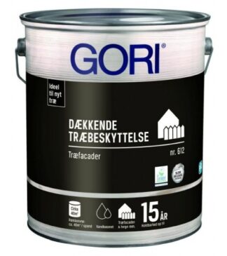 Gori 612 dækkende vandig 2,5 L kulsort - GORI