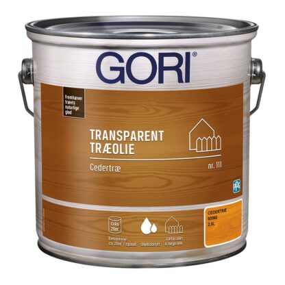 GORI Transparent Træolie 111 Cedertræ