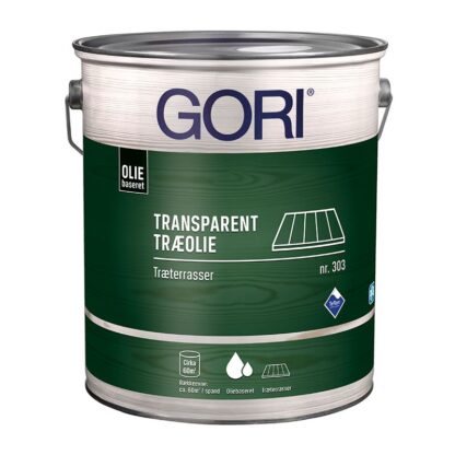 GORI Transparent Træolie Træterrasse 303 5 Liter - Farveløs