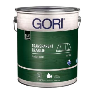 GORI Transparent Træolie Træterrasse 303 5 Liter - Ibenholt