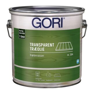 GORI Transparent Træolie Træterrasse 304 5 Liter - Farveløs