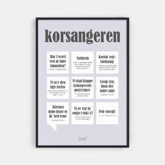 Korsangeren - Dialægt