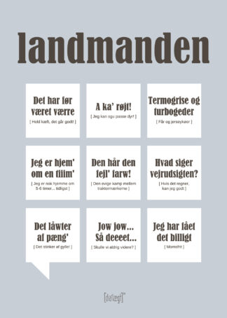 Landmanden -A3 - Dialægt