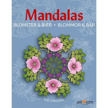 Mandalas malebog - Blomster og bær - The... - Unicorn